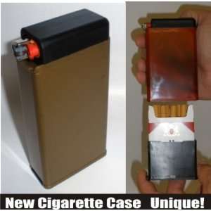   Case Built in Lighter Compartment  Unique! Gold Case: Everything Else