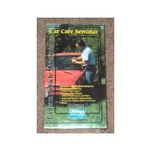  Car Care Seminar VHS: General Vehicle Maintenance 