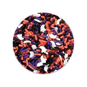  Halloween Edible Sprinkle Shaped Mix (4 Oz Container 