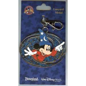  Disney Lanyard Trading Medal Sorcerer Mickey Mouse from 
