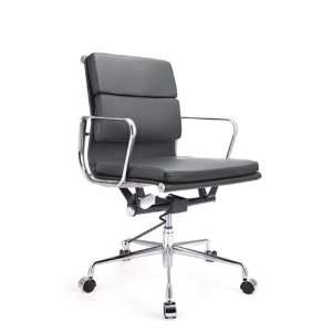   Mid Century Leather Touch Executive Office Chair
