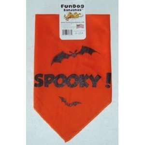  Spooky (Halloween) Bandana, Orange miniature (14x14x20 