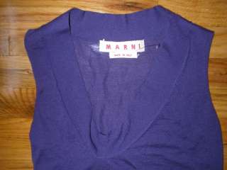  cashmere tank sweater vest IT 38 blouse shirt top italian sleeveless 