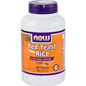  Now Red Yeast Rice 1200mg, 120 Tablet Health & Personal 