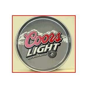  Coors Light Logo Beer Metal Bar Serving Tin Tray Sign 