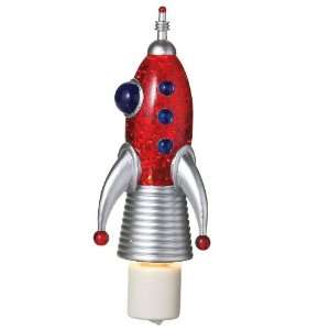    Retro ROCKET Space Age Outer Space Night Light NEW