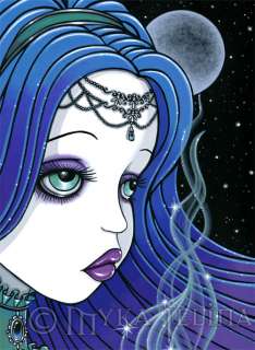 Gothic Victorian Celestial Fairy ORIGINAL PAINTING Soma  