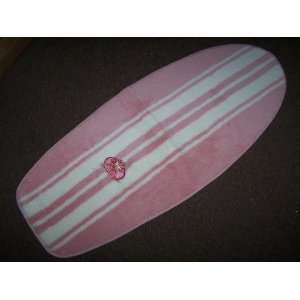foot Surf Board Rug Area Throw Carpet Pink 50534  