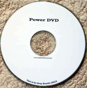 Sony Power DVD Software  