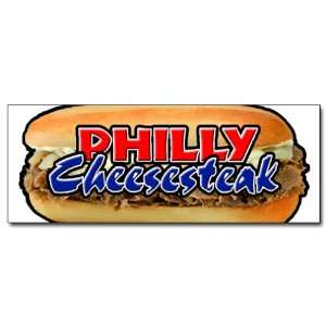    12 PHILLY CHEESE STEAK DECAL sticker cheesesteak 