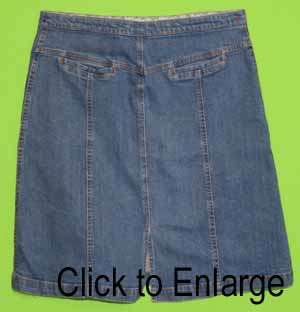   jeans denim mini skirt kg81 brand jones new york size desinger s tag