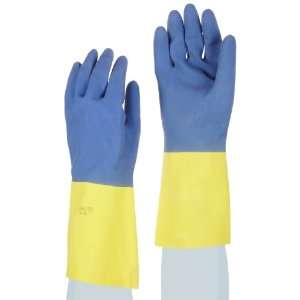 Ansell Chemi Pro 87 224 Heavy Duty Latex Glove, Chemical Resistant, 13 