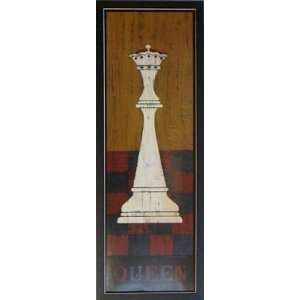  Framed Queen Chess Game Piece Warren Kimble Picture: Home 