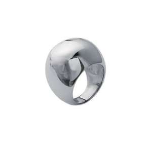  Ladies Stainless Steel Sophisticated Dome Ring: Jewelry