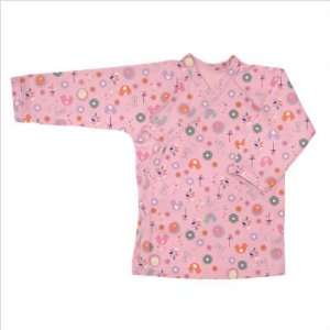  Origins Organic Long Sleeve Wrap T Shirt in Rose Chickadee Baby