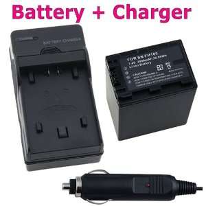  Battery+charger for SONY Handycam DCR HC21 NP FP50 FP70 