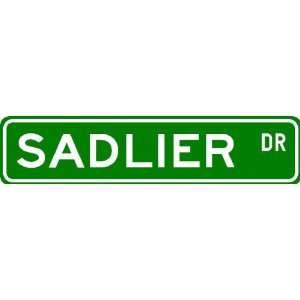  SADLIER Street Sign ~ Personalized Family Lastname Novelty 