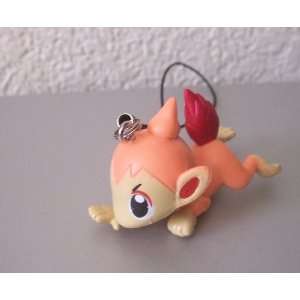  2 Pokemon Chimchar Rubber Mascot Cell Phone Charm Strap 