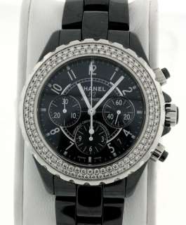 Chanel J12 Ceramic Chrono 41mm Diamond $16,900.00 Watch  