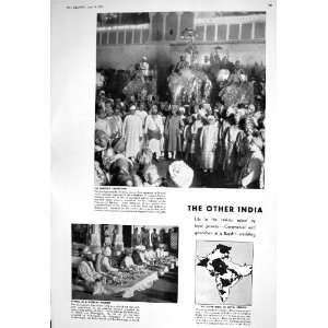 1930 INDIA WEDDING MAHARAJ KUMAR KOTAH MAHARAJAH AFGHANISTAN 