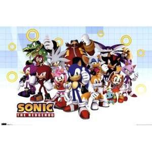  Sonic the Hedgehog   Group   Poster (34x22)