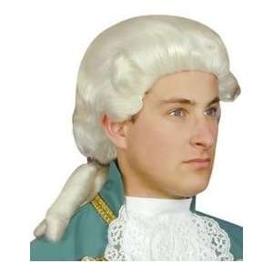  Pams Mens Court Style Wig, White Toys & Games