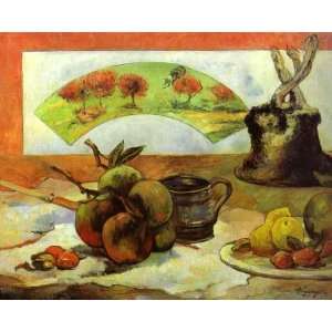    Still Life with Fan Paul Gauguin Hand Painted Art