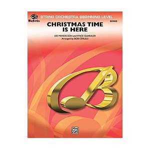  Christmas Time Is Here Conductor Score String Orchestra 