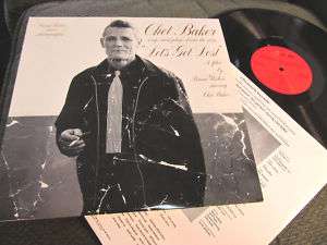 Chet Baker Sings and Plays lp Lets Get Lost Film vinyl  