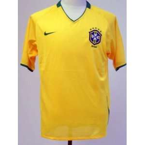  Brazil home adult size Large soccer jersey Sports 