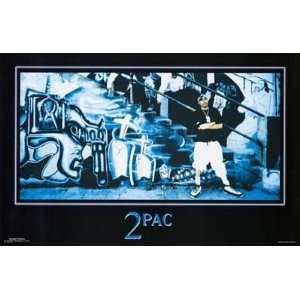  Tupac Shakur 2Pac Graffiti Wall 22x34 Poster