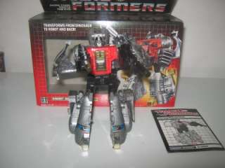 Transformers Original G1 Dinobot Sludge with Weapons and Box  
