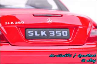 Welly 1:18 Mercedes Benz SLK 350 Diecast Model Car RED  