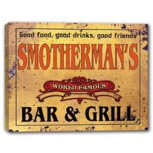  SMOTHERMANS Family Name World Famous Bar & Grill 
