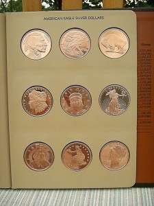 Fabulous 1986 2012 Silver Eagle Set (27 Coins) + Bonus 9 Copper Rounds 