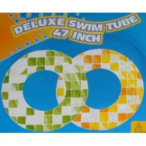  2 Kids Stuff Deluxe Swim Tube Pool Float Toy, 47 Ea 