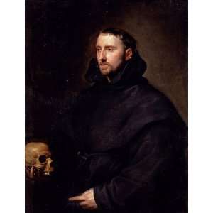   Sir Antony van Dyck   24 x 32 inches   Portrait Of A Monk Of The Ben