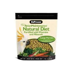  ZuPreem® Natural™ Daily Bird Food Med Lg 3lbs: Pet 