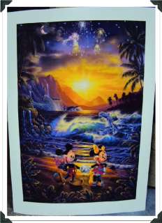 Seaside Romance Christian Lassen Disney Art $5,800 COA  