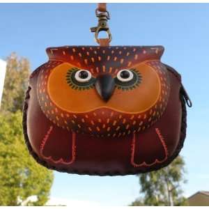  Wallet w/ Gorgeous Owl Design ,Elegant Hand Held Zipper Purse Plus 