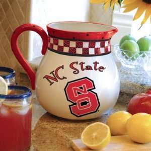   University Wolfpack NC State Ceramic Drink Pitcher