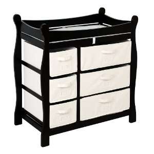   Style Changing Table with Six Baskets by Badger Basket