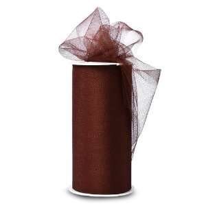    Expo Shiny Tulle Spool of 25 Yard, Chocolate Arts, Crafts & Sewing