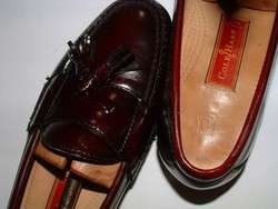 COLE HAAN CITY Mens CORDOVAN BURGUNDY Leather DRESS Shoe TASSEL 