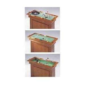  4 in 1 Cherry Game Bar Table, Blackjack, Roulette, Craps 