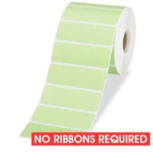  3 x 1 Green Desktop Direct Thermal Labels Office 
