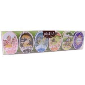 Abbaye de Flavigny Traditional Tin Anise drops 6 pack gift set: Anise 