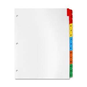  Index Dividers W/Table Of Contents,15 Tab, 1 15, Multi 