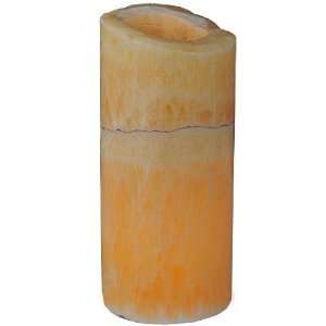 : Meyda Tiffany 117073 Accessory   Candle Cover, Calcite Honey Amber 