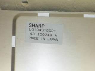 Sharp Model LQ104S1DG21 10.4 Inch LCD Touch Panel  